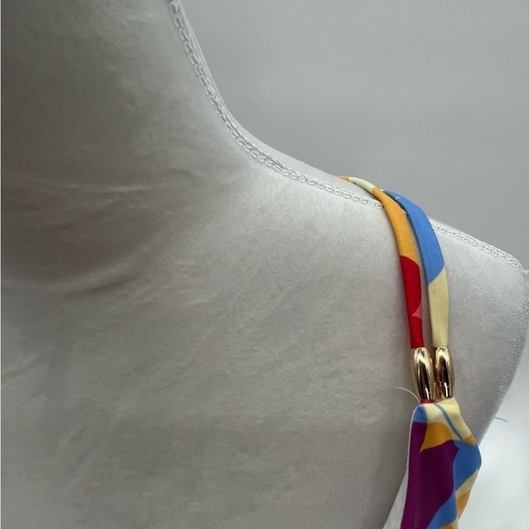 Time and Tru Women's Floral X-Back Swim Top - Picture 5 of 9